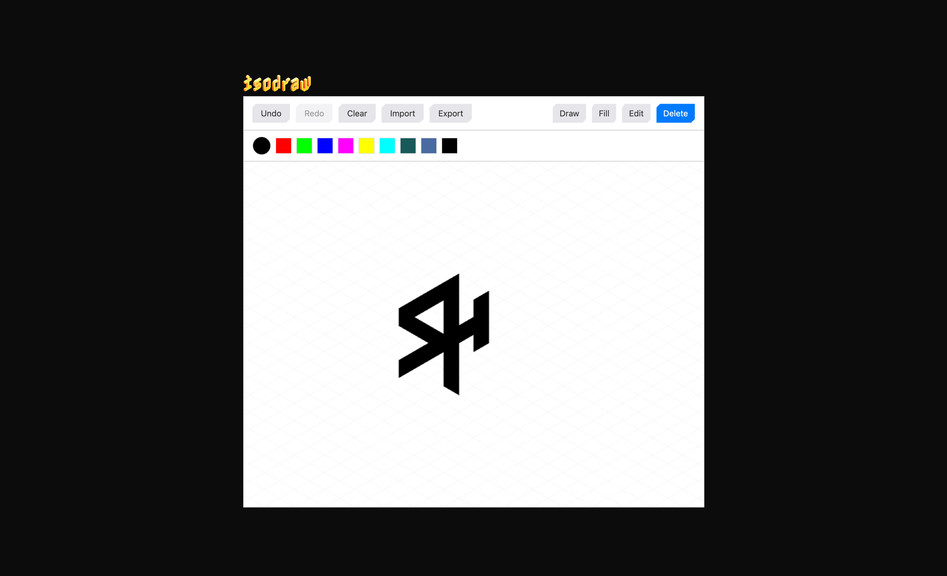 The IsoDraw vector drawing tool
